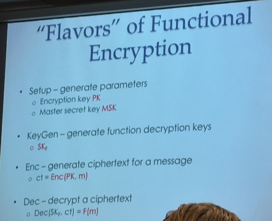 flavors of functional encryption