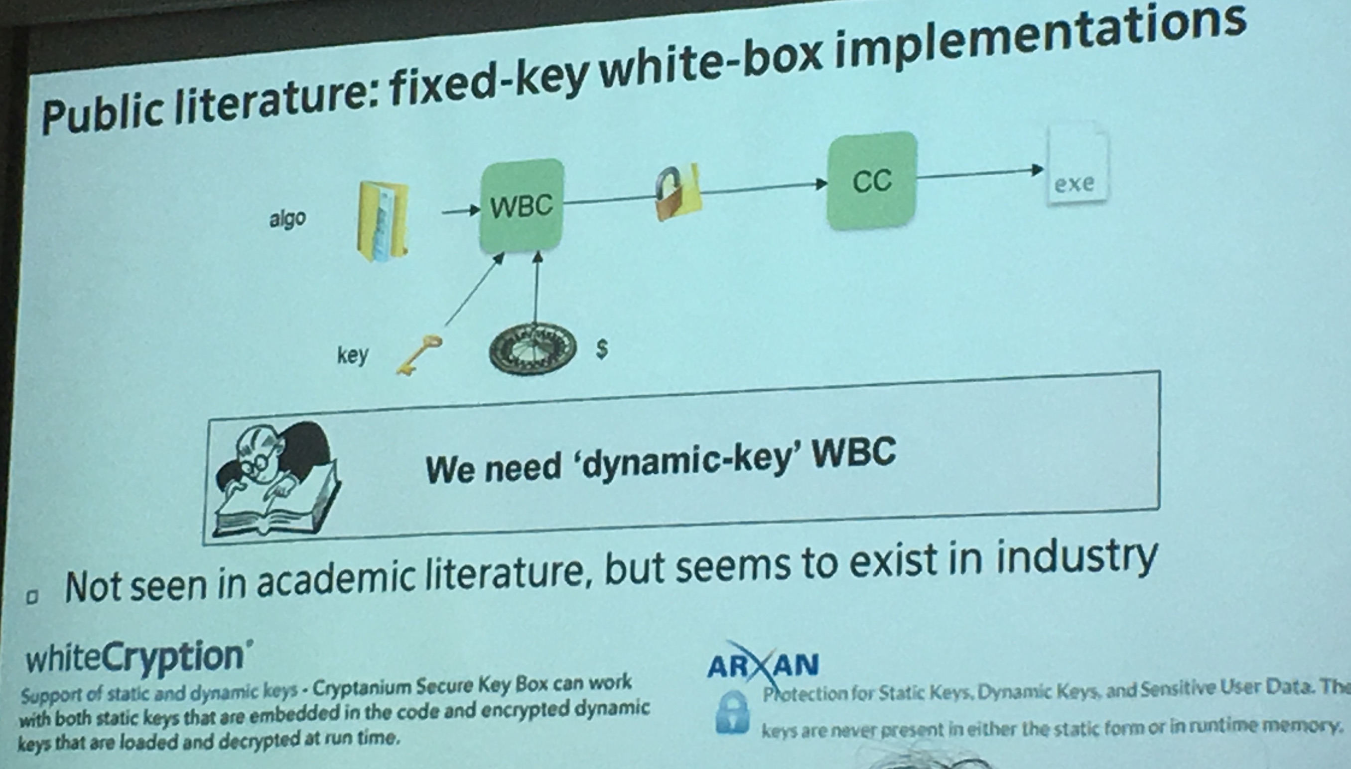 fixed-key white-box crypto