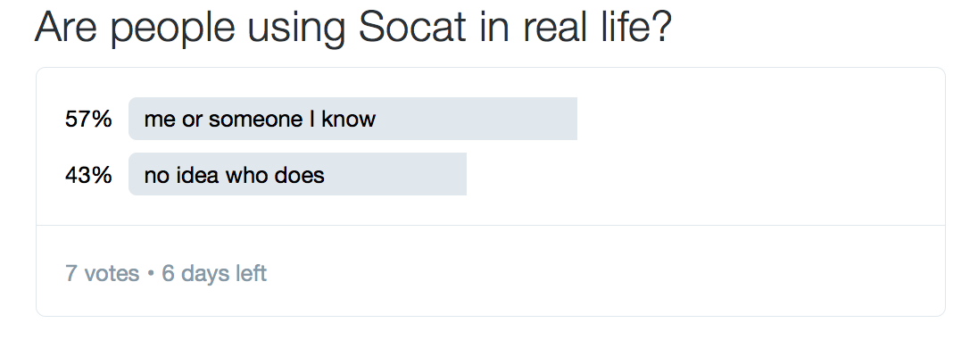 socat poll